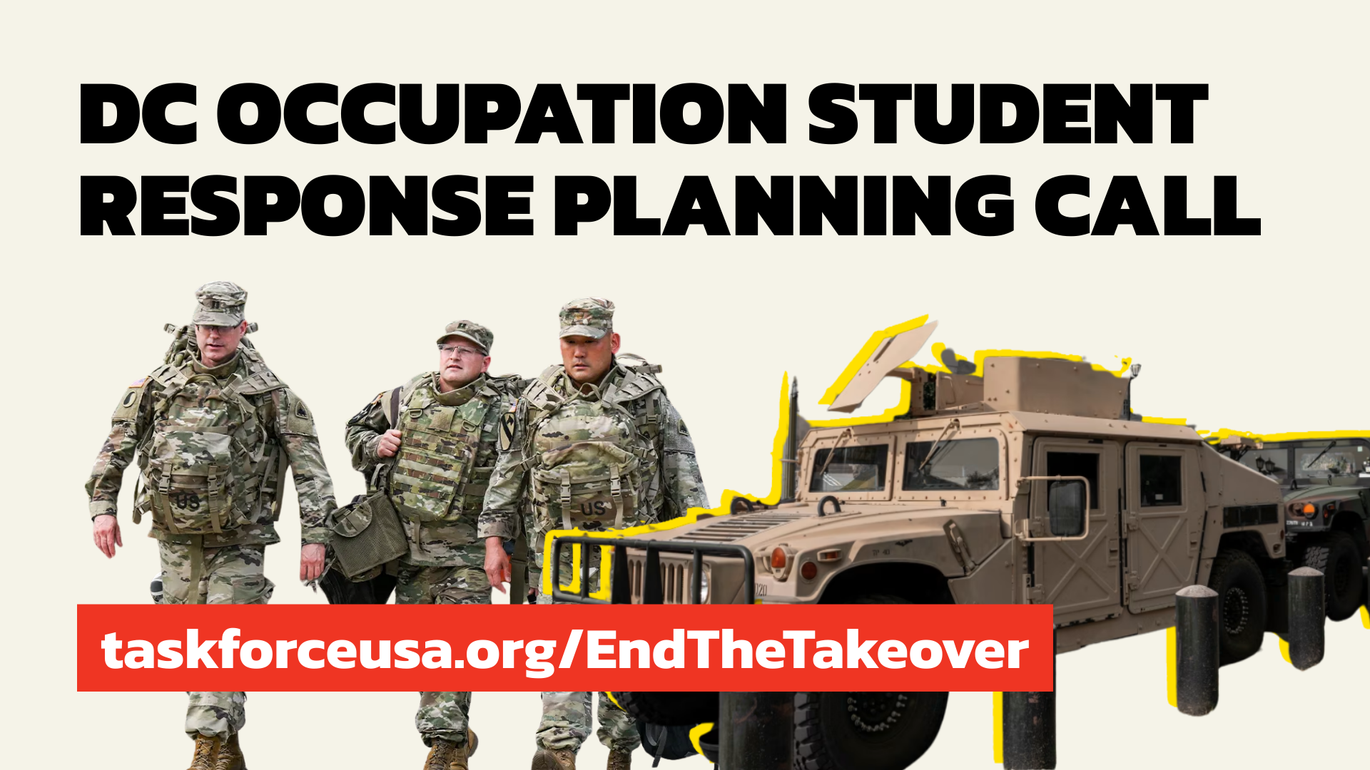 Signup for the DC Occupation Student Response Call